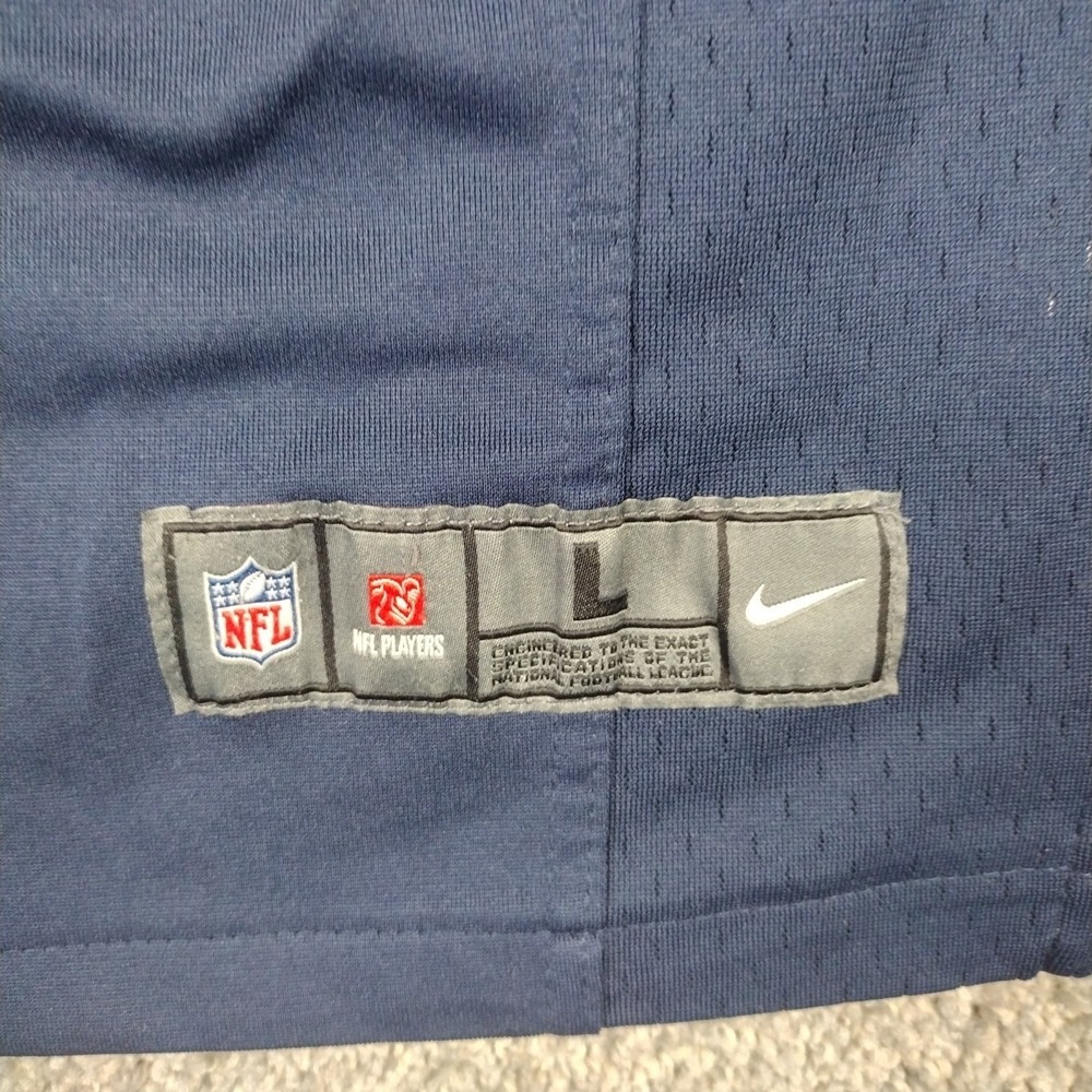 Nike On Field Seattle Seahawks NFL Jersey Shirt Russell Wilson #3 Youth LG Blue - Picture 8 of 16